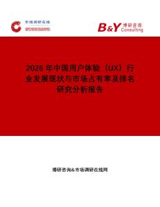 2026年中國用戶體驗（UX）行業(yè)發(fā)展現(xiàn)狀與市場占有率及排名研究分析報告