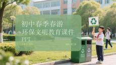 初中春季春游環(huán)保文明教育課件 PPT