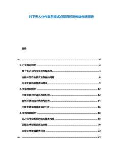 井下無(wú)人化作業(yè)系統(tǒng)試點(diǎn)項(xiàng)目經(jīng)濟(jì)效益分析報(bào)告