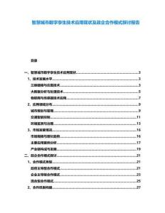 智慧城市數(shù)字孿生技術(shù)應(yīng)用現(xiàn)狀及政企合作模式探討報(bào)告