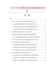 2025年中國數(shù)控切削油數(shù)據(jù)監(jiān)測報告