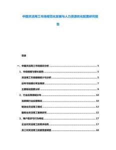 中國靈活用工市場規范化發展與人力資源優化配置研究報告