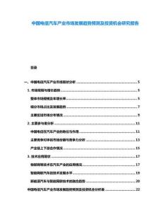 中國電信汽車產業市場發展趨勢預測及投資機會研究報告