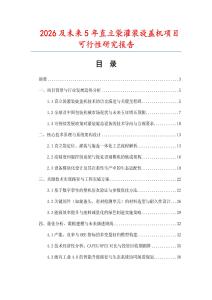 2026及未來5年直立袋灌裝旋蓋機(jī)項(xiàng)目可行性研究報(bào)告