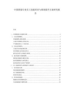 中國滑套行業(yè)員工技能培訓(xùn)與績效提升方案研究報(bào)告