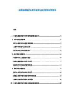 中國(guó)電感器行業(yè)專(zhuān)利布局與技術(shù)壁壘研究報(bào)告