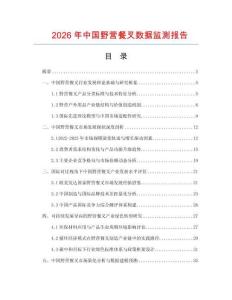 2026年中国野营餐叉数据监测报告
