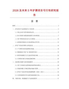 2026及未來5年護肩項目可行性研究報告
