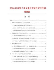 2026及未來5年頭孢拉定項目可行性研究報告