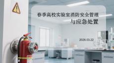 春季高校實(shí)驗(yàn)室消防安全管理與應(yīng)急處置