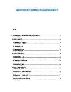 中國真空調(diào)節(jié)器行業(yè)軍民融合領(lǐng)域發(fā)展機遇挖掘報告