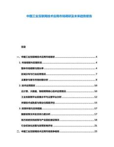 中國(guó)工業(yè)互聯(lián)網(wǎng)技術(shù)應(yīng)用市場(chǎng)調(diào)研及未來(lái)趨勢(shì)報(bào)告
