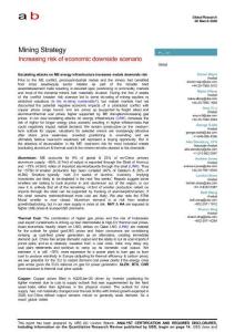 瑞銀-全球礦業(yè)策略：經(jīng)濟下行情景風險上升-Mining Strategy：Increasing risk of economic downside scenario-20260320