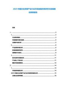 2025中國文化傳媒產(chǎn)業(yè)行業(yè)市場(chǎng)發(fā)展態(tài)勢(shì)研究與發(fā)展路徑探索報(bào)告