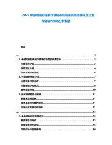 2025中國(guó)動(dòng)畫影視制作領(lǐng)域市場(chǎng)現(xiàn)實(shí)供需態(tài)勢(shì)以及企業(yè)資金運(yùn)作策略分析報(bào)告