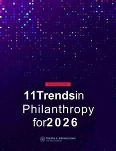 2026年慈善事业的11个趋势 11 Trends in Philanthropy for 2026