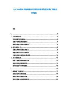2025中國(guó)B細(xì)胞抑制劑市場(chǎng)品牌建設(shè)與營(yíng)銷推廣策略分析報(bào)告