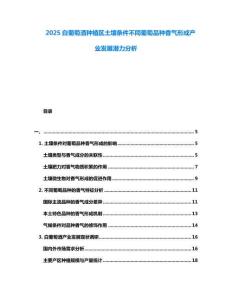 2025白葡萄酒種植區(qū)土壤條件不同葡萄品種香氣形成產(chǎn)業(yè)發(fā)展?jié)摿Ψ治?><span id=