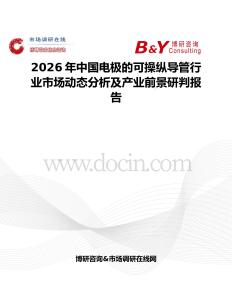 2026年中國電極的可操縱導(dǎo)管行業(yè)市場動態(tài)分析及產(chǎn)業(yè)前景研判報(bào)告