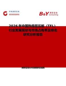 2026年中國熱熔層壓板（TFL）行業發展現狀與市場占有率及排名研究分析報告