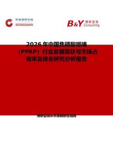 2026年中國(guó)焦磷酸哌嗪（PPAP）行業(yè)發(fā)展現(xiàn)狀與市場(chǎng)占有率及排名研究分析報(bào)告