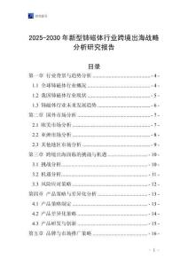 2025-2030年新型鈰磁體行業跨境出海戰略分析研究報告