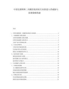 中國克霉唑和二丙酸倍他米松行業(yè)新進(jìn)入者威脅與防御策略構(gòu)建