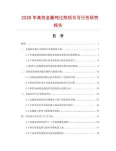 2026年高效金屬鈍化劑項目可行性研究報告