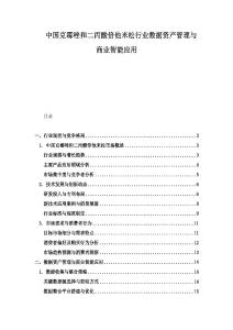 中國克霉唑和二丙酸倍他米松行業(yè)數(shù)據(jù)資產(chǎn)管理與商業(yè)智能應(yīng)用