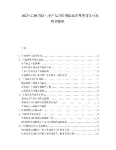 2025-2030消防電子產(chǎn)品EMC測試標(biāo)準(zhǔn)升級(jí)對(duì)行業(yè)洗牌的影響