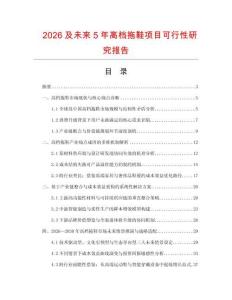 2026及未來(lái)5年高檔拖鞋項(xiàng)目可行性研究報(bào)告