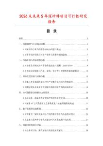 2026及未來5年深沖料項目可行性研究報告