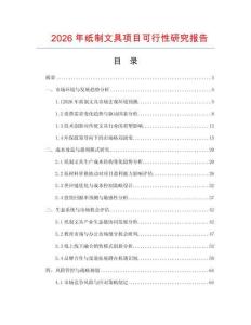 2026年紙制文具項目可行性研究報告