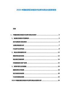 2026中國(guó)能源區(qū)塊鏈技術(shù)應(yīng)用與商業(yè)化前景報(bào)告
