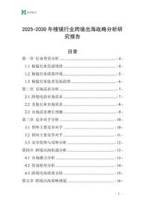 2025-2030年棱鏡行業(yè)跨境出海戰(zhàn)略分析研究報告