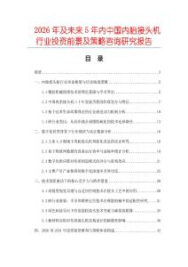 2026年及未來5年內中國內胎接頭機行業投資前景及策略咨詢研究報告