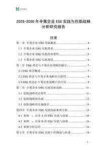 2025-2030年辛荑企業ESG實踐與創新戰略分析研究報告