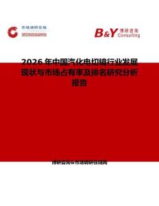 2026年中國(guó)汽化電切鏡行業(yè)發(fā)展現(xiàn)狀與市場(chǎng)占有率及排名研究分析報(bào)告