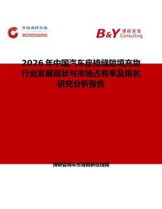 2026年中國汽車座椅縫隙填充物行業發展現狀與市場占有率及排名研究分析報告