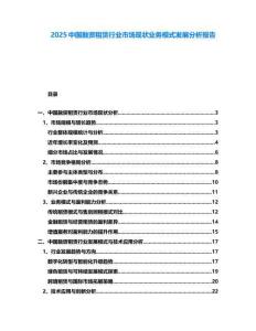 2025中國融資租賃行業市場現狀業務模式發展分析報告