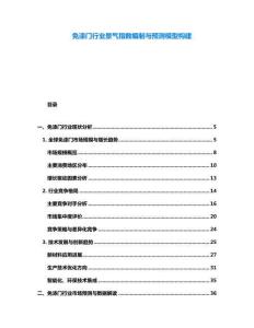 免漆門行業(yè)景氣指數(shù)編制與預(yù)測(cè)模型構(gòu)建