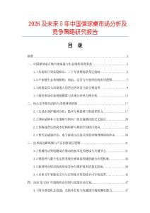 2026及未來5年中國彈球桌市場分析及競爭策略研究報告