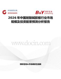 2026年中國耐酸堿膠板行業市場規模及投資前景預測分析報告