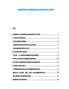 律師事務(wù)所行業(yè)跨境投資法律風(fēng)險評估與對策
