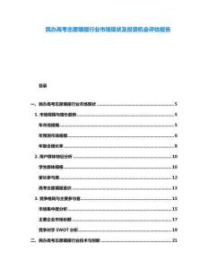 民辦高考志愿填報(bào)行業(yè)市場(chǎng)現(xiàn)狀及投資機(jī)會(huì)評(píng)估報(bào)告