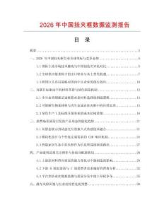 2026年中国挂夹框数据监测报告