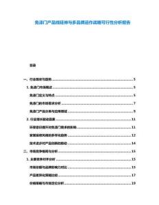 免漆門產品線延伸與多品牌運作戰(zhàn)略可行性分析報告