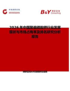 2026年中國聚偏磷酸鉀行業(yè)發(fā)展現(xiàn)狀與市場(chǎng)占有率及排名研究分析報(bào)告