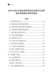 2025-2030年商品詳情頁轉化率提升行業跨境出海戰略分析研究報告