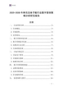 2025-2030年焦性沒食子酸行業數字營銷策略分析研究報告
